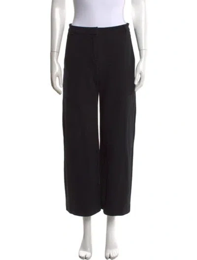Pre-owned Weekend Max Mara Wide Leg Pants In Black