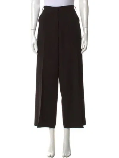 Pre-owned Weekend Max Mara Wide Leg Pants In Black