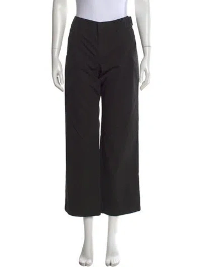 Pre-owned Weekend Max Mara Wide Leg Pants In Black