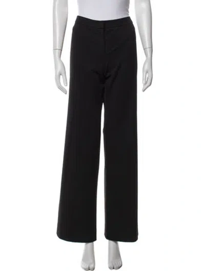 Pre-owned Weekend Max Mara Wide Leg Pants In Black/blue