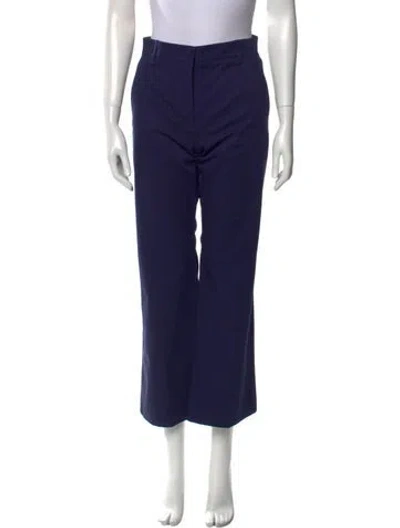 Pre-owned Weekend Max Mara Wide Leg Pants In Blue