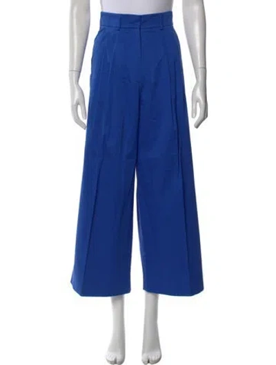 Pre-owned Weekend Max Mara Wide Leg Pants In Blue
