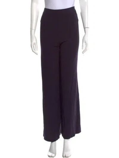 Pre-owned Weekend Max Mara Wide Leg Pants In Blue