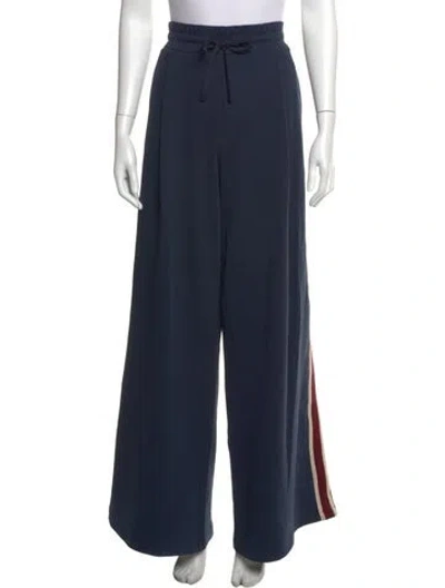 Pre-owned Weekend Max Mara Wide Leg Pants In Blue