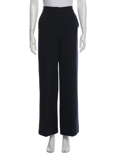 Pre-owned Weekend Max Mara Wide Leg Pants In Blue