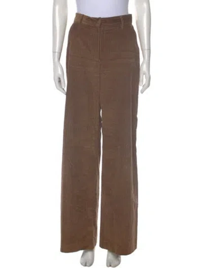 Pre-owned Weekend Max Mara Wide Leg Pants In Brown