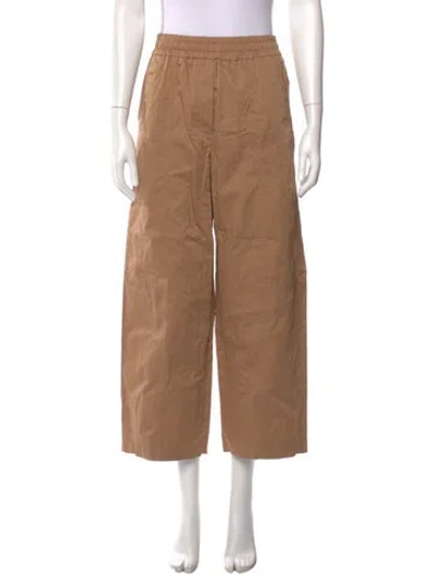 Pre-owned Weekend Max Mara Wide Leg Pants In Brown