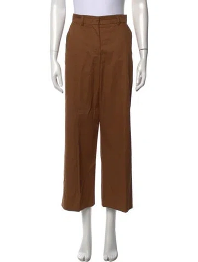 Pre-owned Weekend Max Mara Wide Leg Pants In Brown