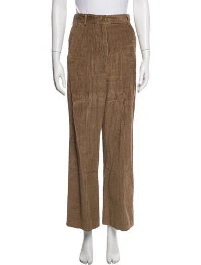 Pre-owned Weekend Max Mara Wide Leg Pants In Brown