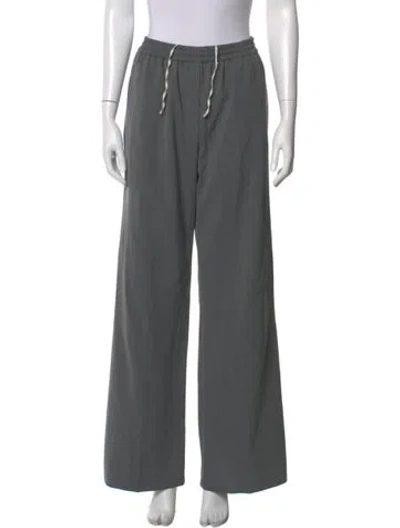 Pre-owned Weekend Max Mara Wide Leg Pants In Gray