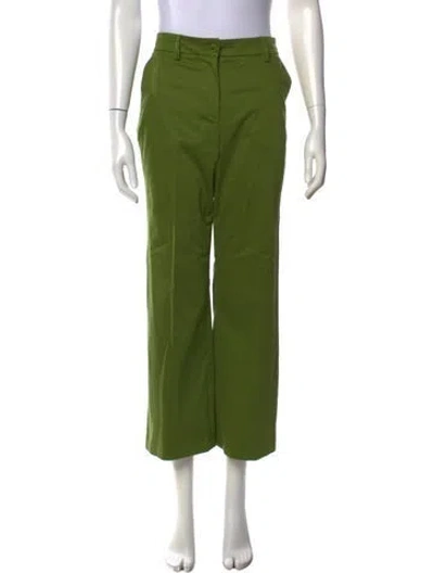 Pre-owned Weekend Max Mara Wide Leg Pants In Green