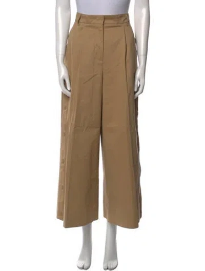 Pre-owned Weekend Max Mara Wide Leg Pants In Neutral