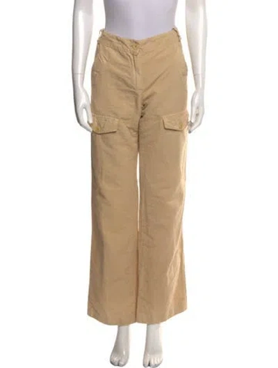Pre-owned Weekend Max Mara Wide Leg Pants In Neutral