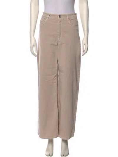 Pre-owned Weekend Max Mara Wide Leg Pants In Neutral