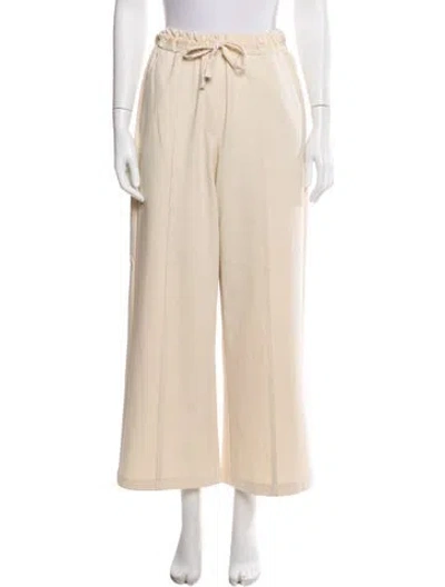 Pre-owned Weekend Max Mara Wide Leg Pants In Neutral