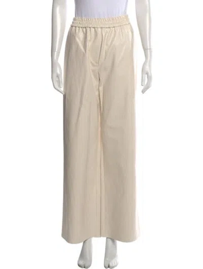 Pre-owned Weekend Max Mara Wide Leg Pants In Neutral