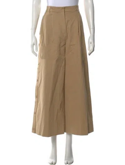 Pre-owned Weekend Max Mara Wide Leg Pants In Neutral