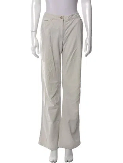 Pre-owned Weekend Max Mara Wide Leg Pants In Neutral