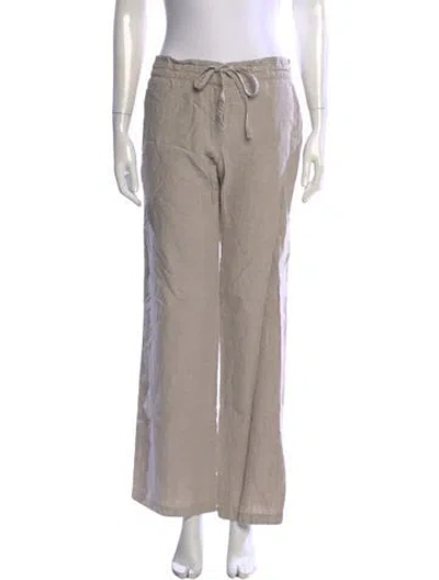 Pre-owned Weekend Max Mara Wide Leg Pants In Neutral