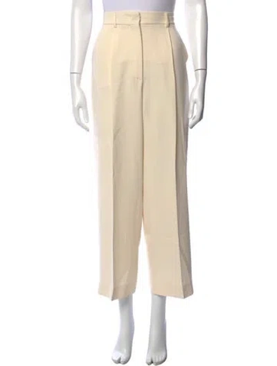 Pre-owned Weekend Max Mara Wide Leg Pants In Neutrals
