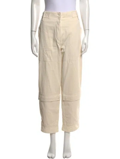 Pre-owned Weekend Max Mara Wide Leg Pants In Neutrals
