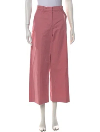 Pre-owned Weekend Max Mara Wide Leg Pants In Pink