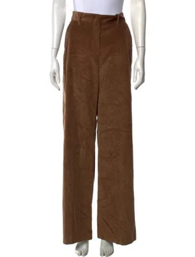 Pre-owned Weekend Max Mara Wide Leg Pants W/ Tags In Brown