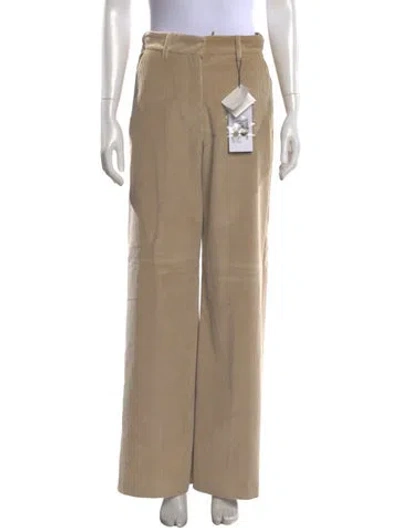 Pre-owned Weekend Max Mara Wide Leg Pants W/ Tags In Neutral
