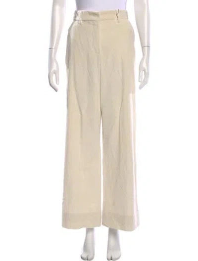 Pre-owned Weekend Max Mara Wide Leg Pants W/ Tags In Neutral
