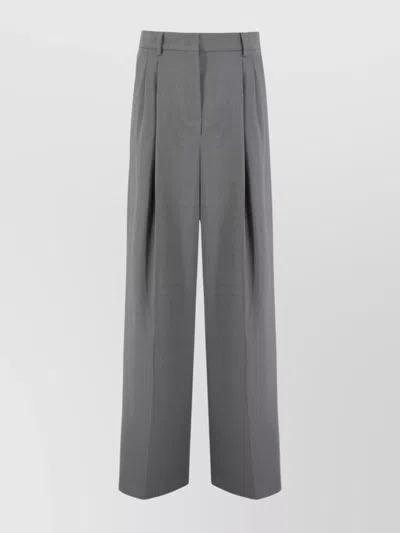 WEEKEND MAX MARA WIDE LEG TAILORED TROUSERS WITH BELT LOOPS