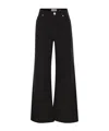 Weekend Max Mara Wide Leg Trousers In Black