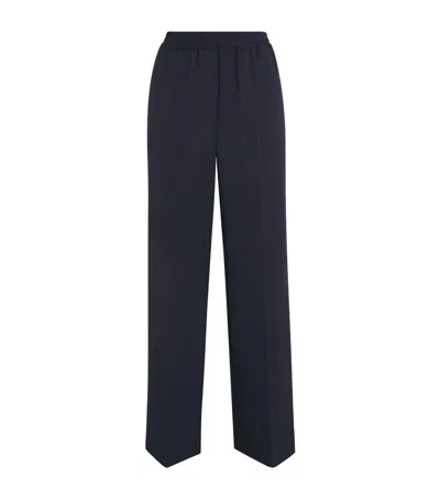 Weekend Max Mara Wide-leg Trousers In Blue