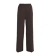 Weekend Max Mara Wide-leg Trousers In Brown