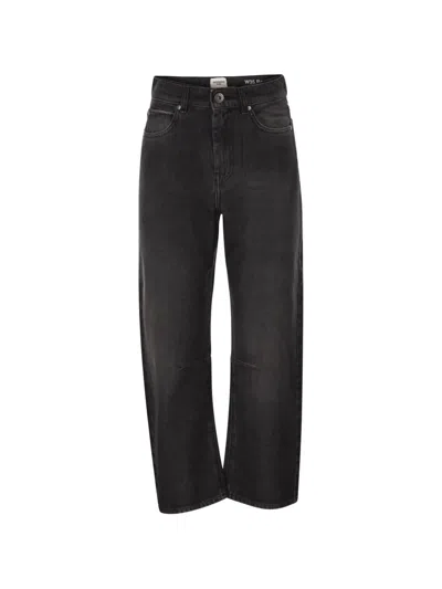 Weekend Max Mara Wide-leg Jeans In Black