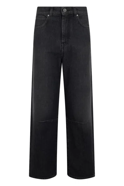 Weekend Max Mara Wide-leg Jeans In Black