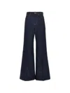 Weekend Max Mara Wide-leg Jeans In Blue