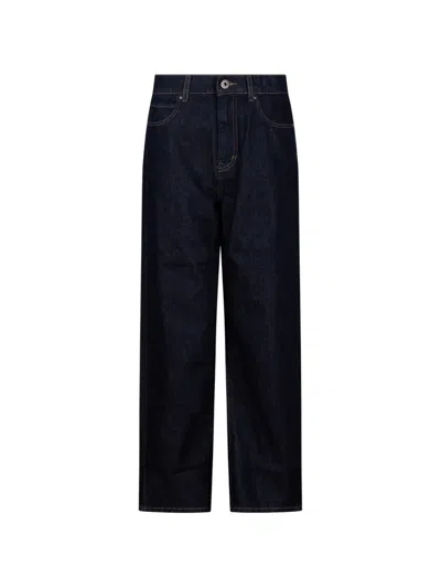 Weekend Max Mara Wide-leg Jeans In Blue