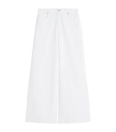 Weekend Max Mara Wide-leg Jeans In White
