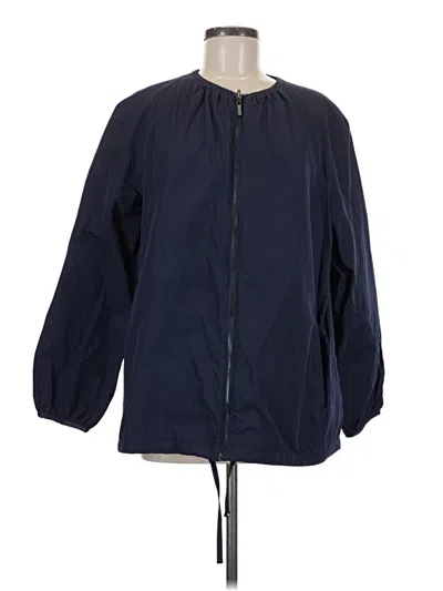 Pre-owned Weekend Max Mara Windbreaker Jacket In Blue