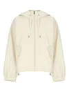 Weekend Max Mara Windbreaker Jacket In White