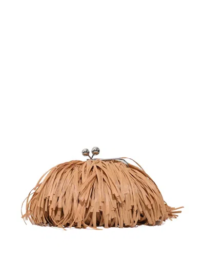 Weekend Max Mara Wkaquiete Pasticcino Bag In Sand