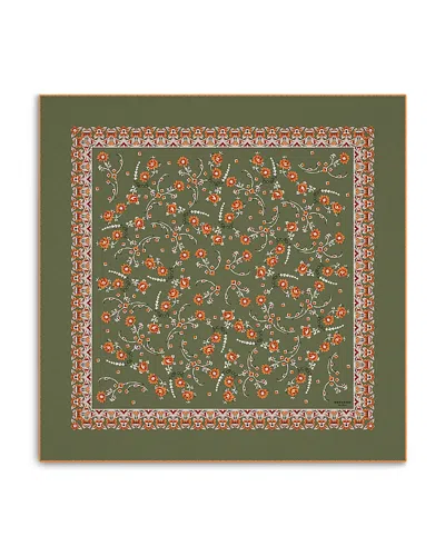 Weekend Max Mara Wkatauro Wool Cashmere & Silk Foulard In Green