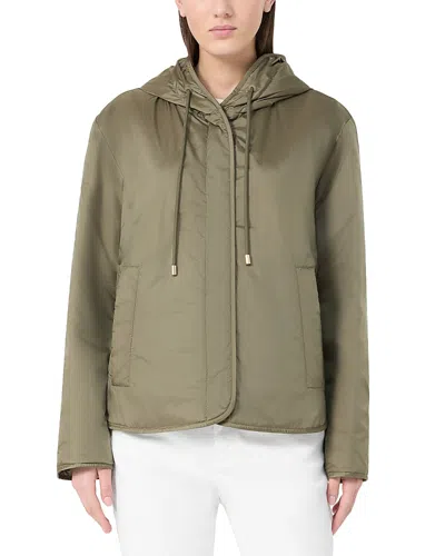 Weekend Max Mara Wkdagreste Coat In Green