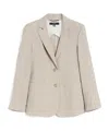 Weekend Max Mara Wkdaletta Single-breasted Jacket In Neutral