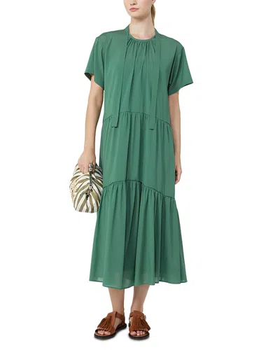 Weekend Max Mara Wkdalloro Tiered Dress In Multi