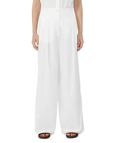 Weekend Max Mara Wkdbenda Pleated Pants In White