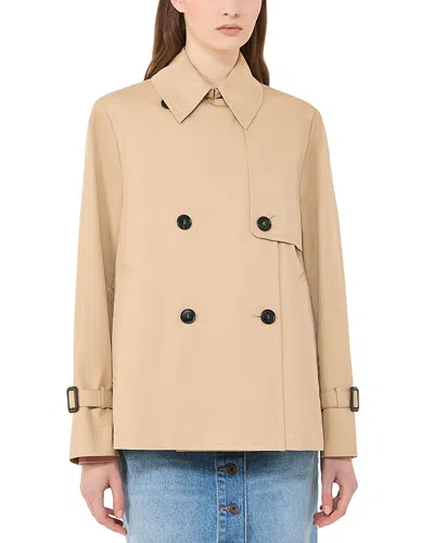Weekend Max Mara Wkdbiglia Coat In Brown
