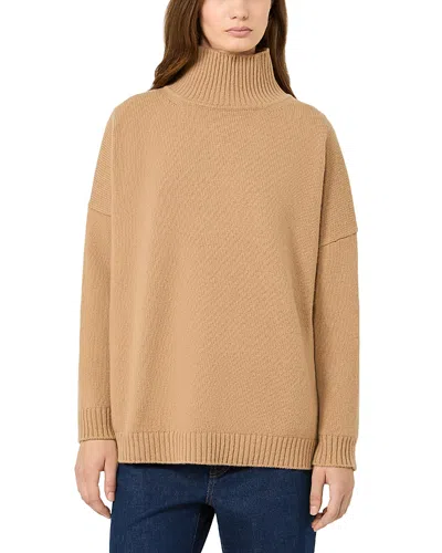 Weekend Max Mara Wkdborgia Wool High Neck Sweater In Brown