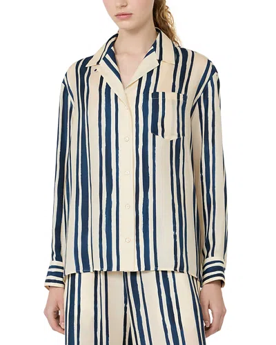 Weekend Max Mara Wkdcorona Silk Shirt In Multi