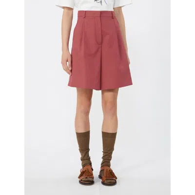 Weekend Max Mara Wkdecuba Short Trouser Fuchsia In Multi